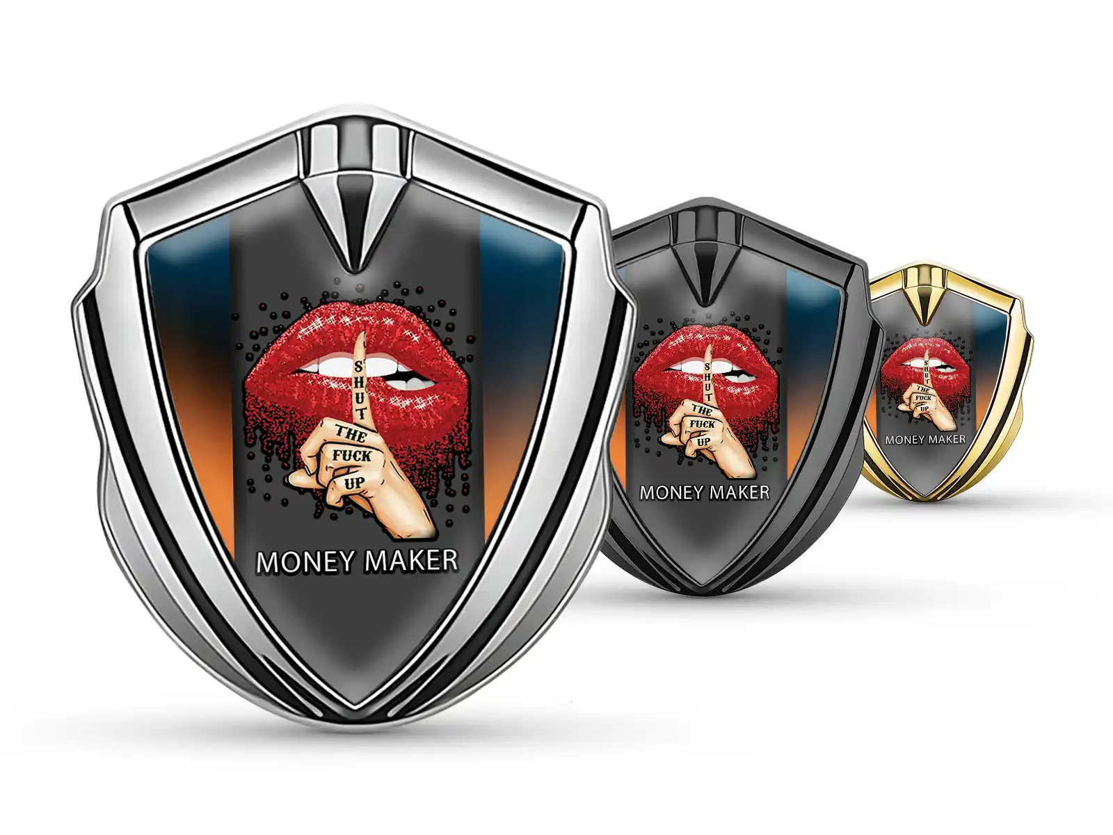 Metal Emblem Badge Luxury Design Alloy